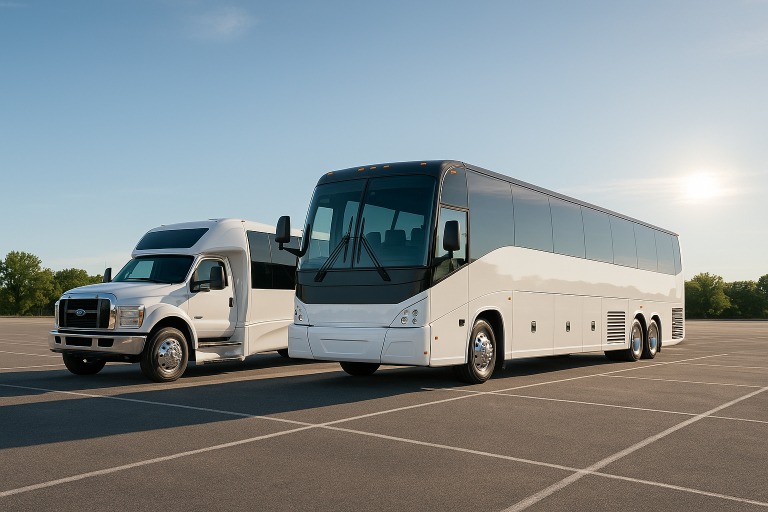 Charter Bus in Long Beach