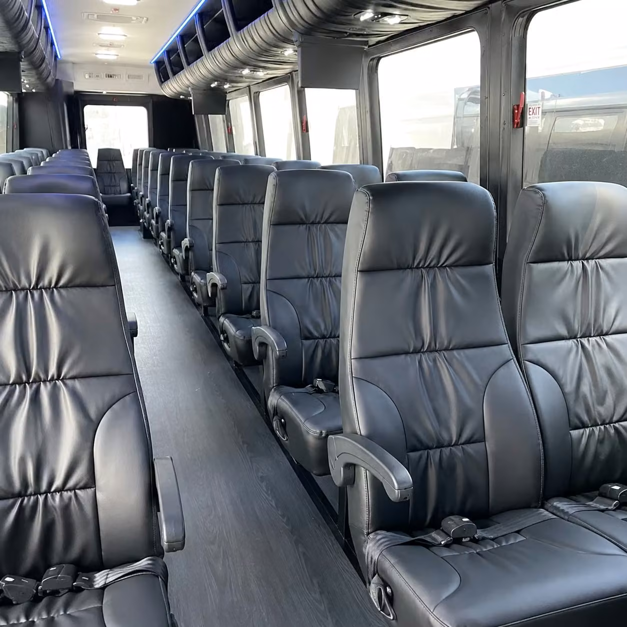 28 passenger minibus interior