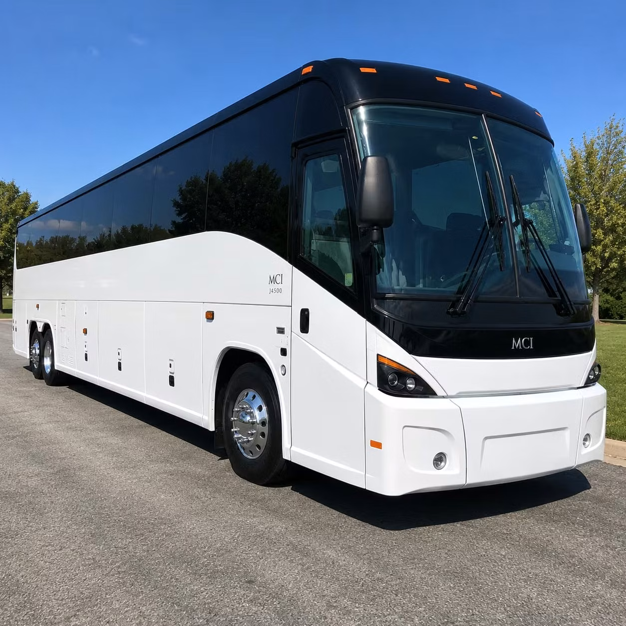56 passenger charter bus