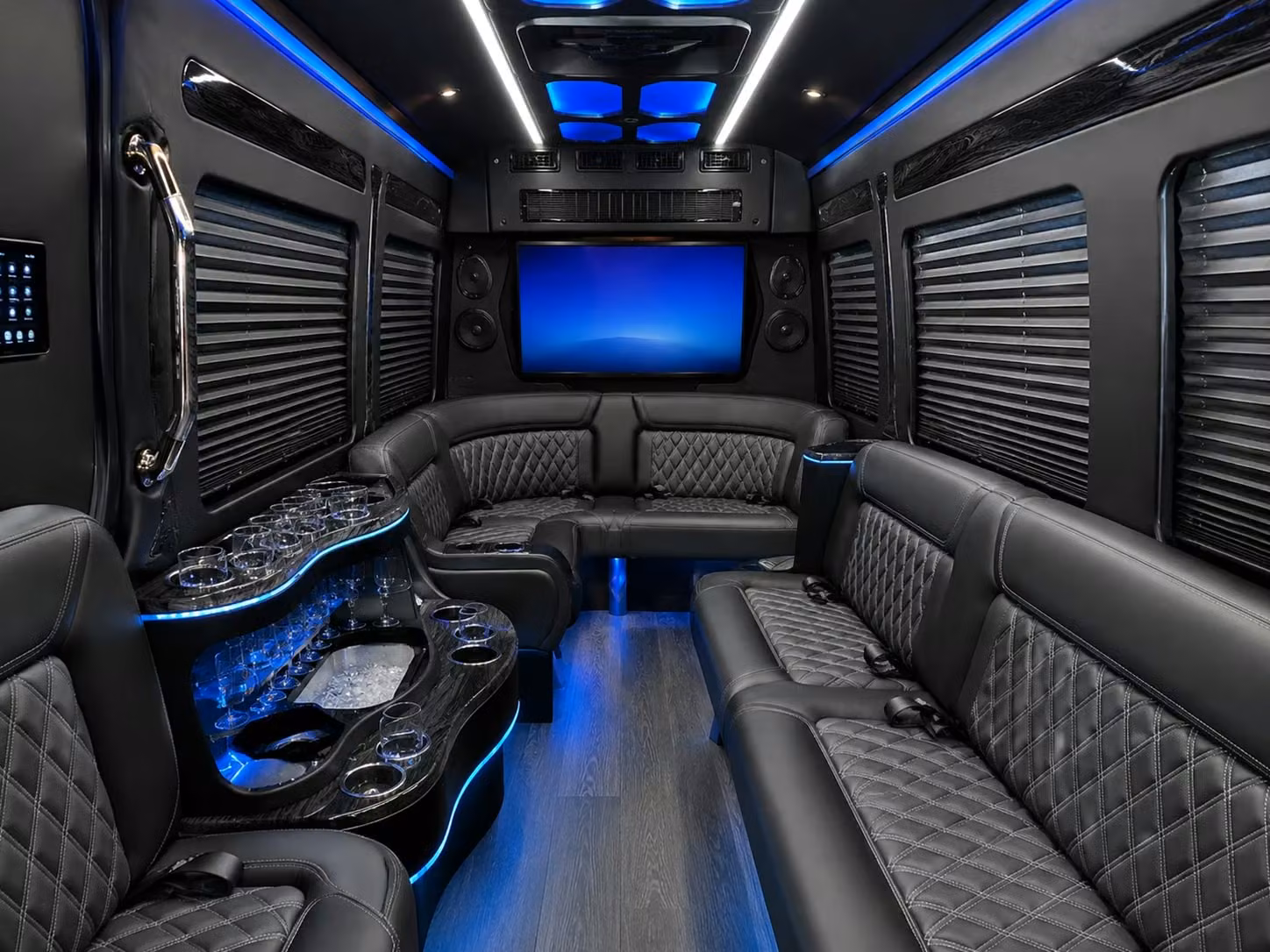 sprinter vans for executive style prom transportation in long beach